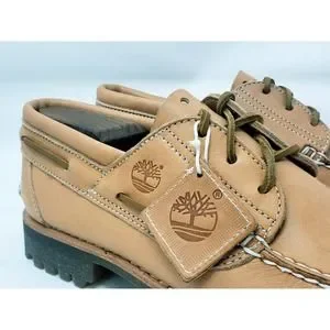 NEW Mens TIMBERLAND \'Bare Naked\' Light Brown Horween Leather Boat Shoes 11.5 06 Timberland | Shoes | New Mens Timberland Bare Naked Light  main image 3